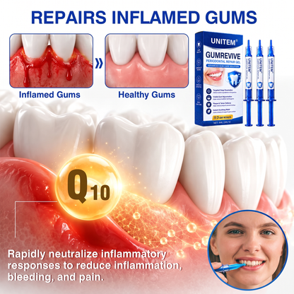 🦷UNITEM® GumRevive Periodontal Repair Gel (for bleeding gums, receding gums, and loose teeth) ✨ 🪐