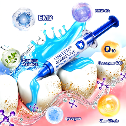 🦷UNITEM® GumRevive Periodontal Repair Gel (for bleeding gums, receding gums, and loose teeth) ✨ 🪐