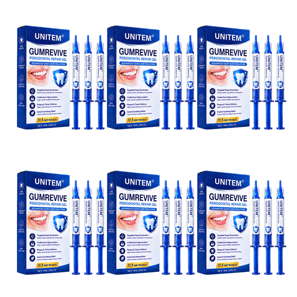 🦷UNITEM® GumRevive Periodontal Repair Gel (for bleeding gums, receding gums, and loose teeth) ✨ 🪐
