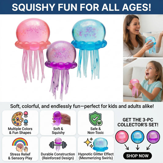 Kawaii Jelly Squishy Toys – Squeeze Your Stress Away!